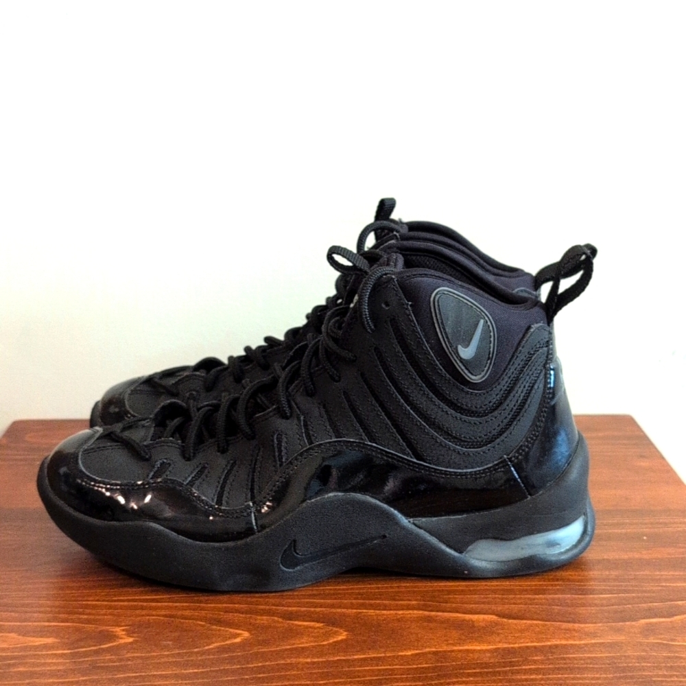 Nike Air Bakin Sz 8 Blackout - Picture 3 of 8